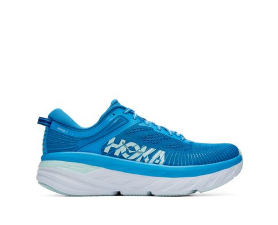 Bondi 7 Hoka Ibiza Plavo Plavo Staklo