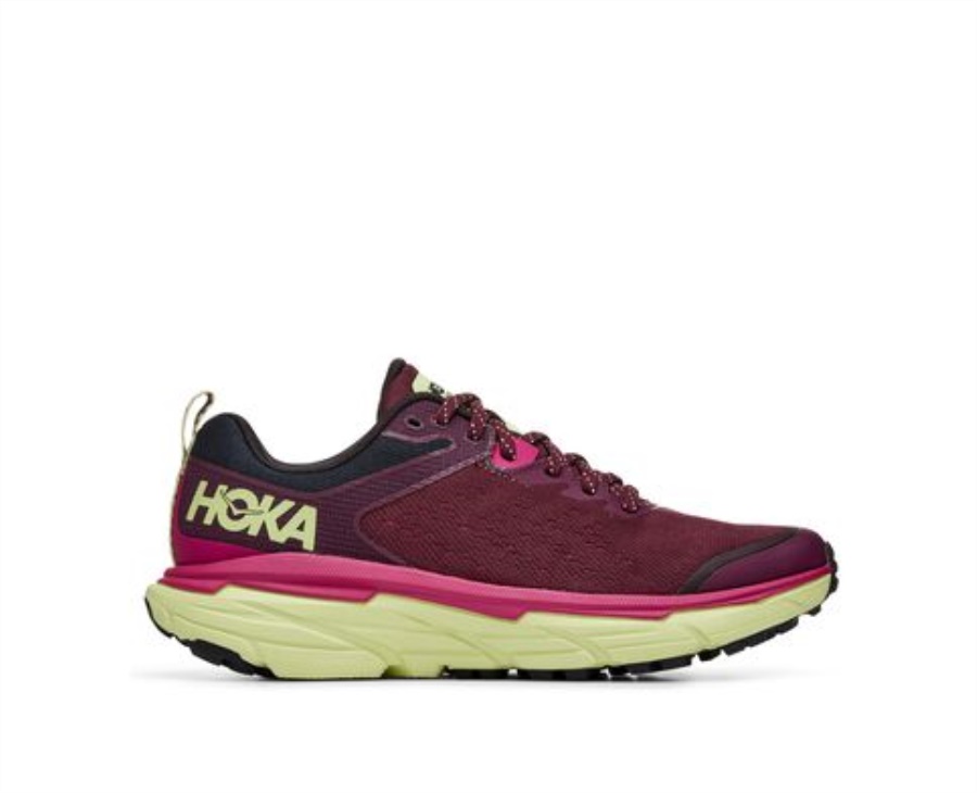 Hoka Challenger Atr 6 Grape Wine Butterfly