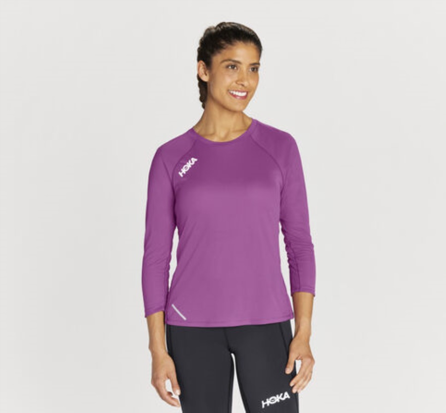 Glide 3 4 Rukav Hoka Beautyberry